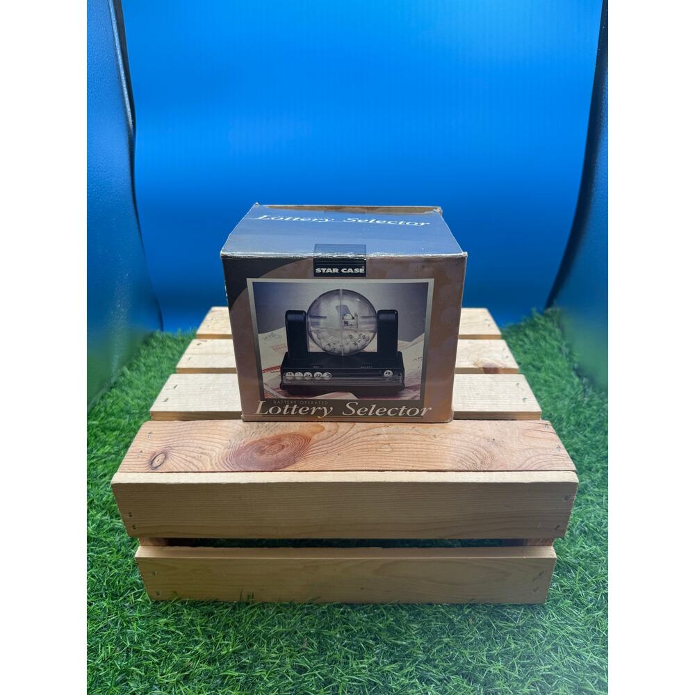 Vintage Star Case Battery Operated Lottery Selector - In Original Box